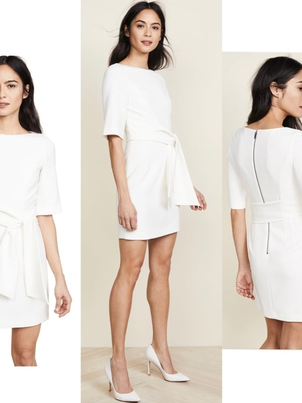 ALICE+OLIVIA VIRGIL NWOT SIZE 12 MINI BOAT NECK DRESS